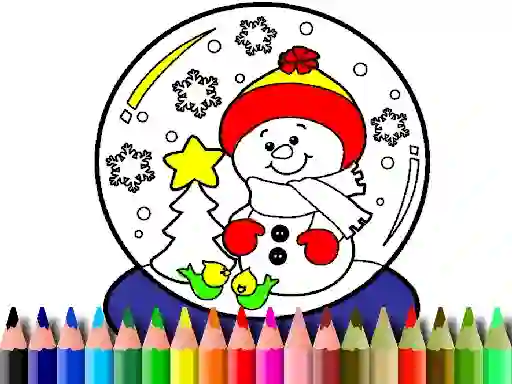 Játék Back To School: Christmas Coloring Book online
