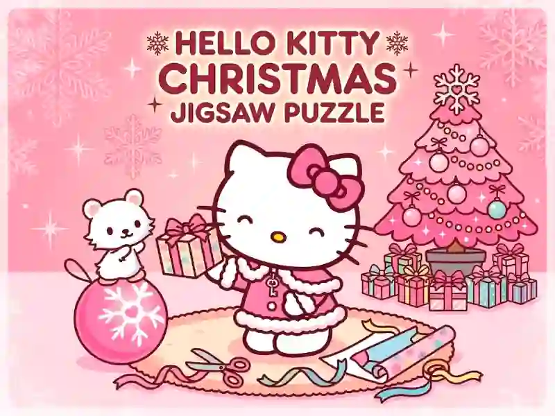 Játék Hello Kitty Christmas Jigsaw Puzzle online