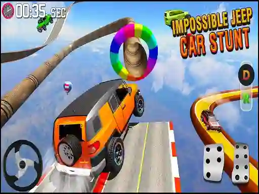Játék GT Jeep Impossible Mega Dangerous Track online