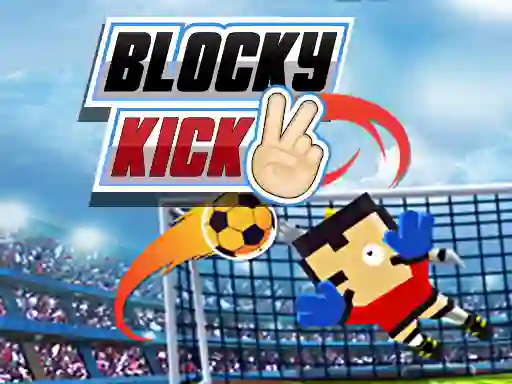 Játék Blocky Kick 2 online
