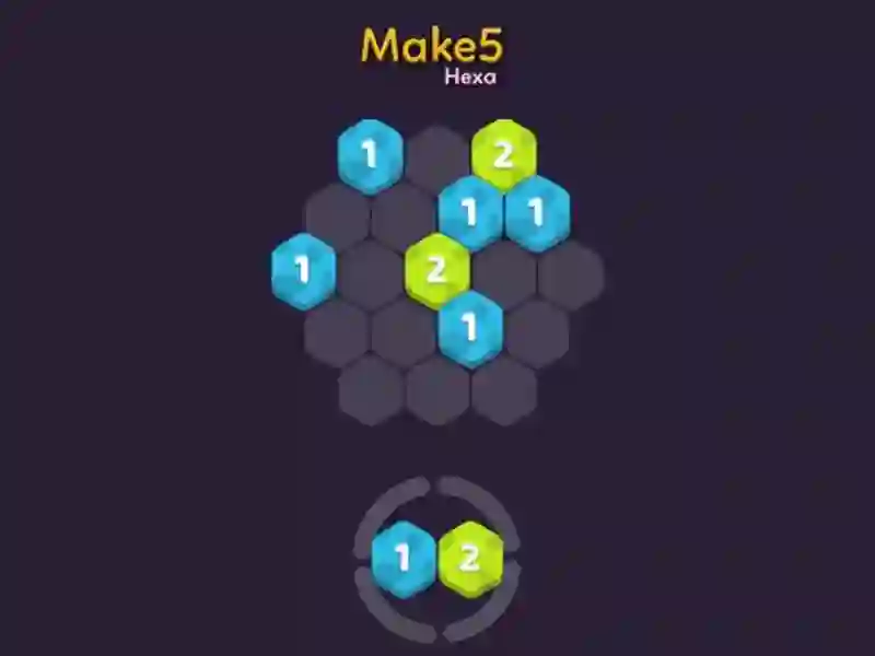 Játék Make 5 Hexa online