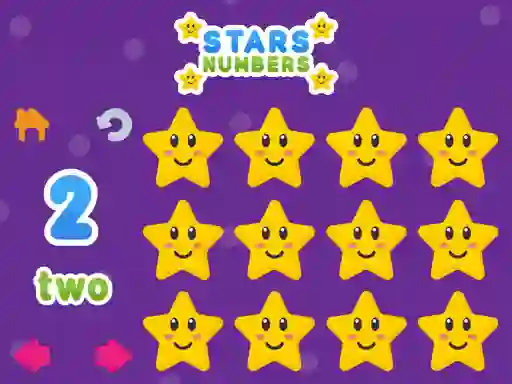 Játék Stars Numbers online