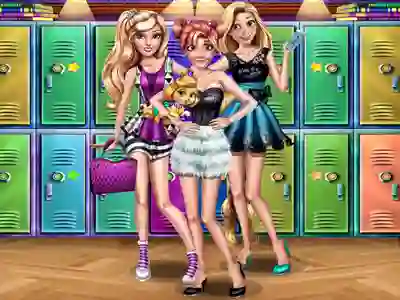 Játék Princesses College Day online