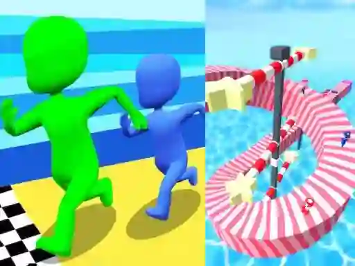 Játék Stickman Racing 3D online