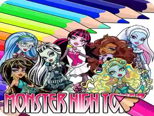 Játék Coloring Book for Monster High online