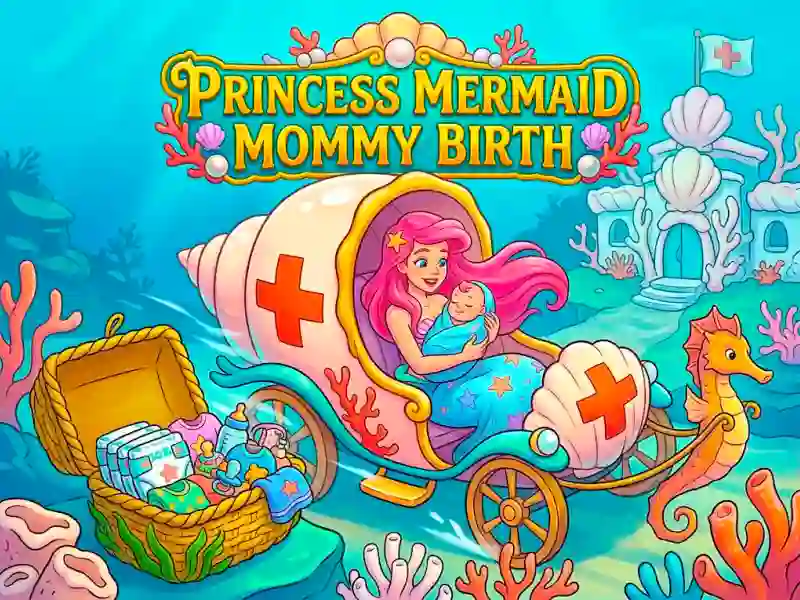 Játék Princess Mermaid Mommy Birth online