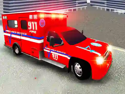 Játék City Ambulance Driving online