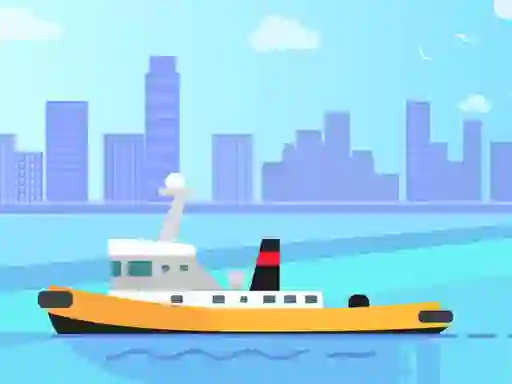 Játék Big Boats Coloring online