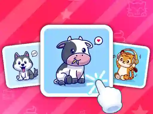 Játék Cute Animal Cards online