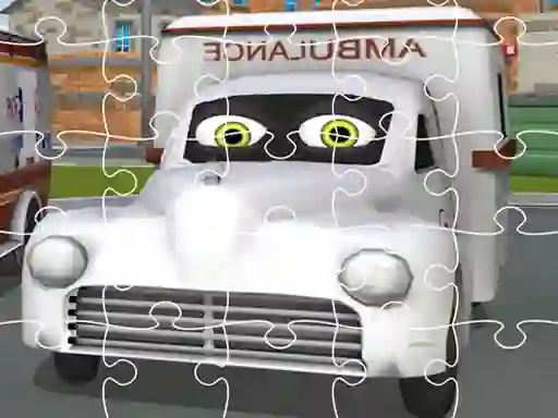 Játék Ambulance Trucks Jigsaw online
