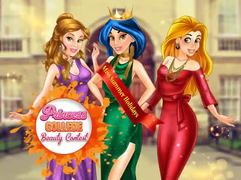 Játék Princess College Beauty Contest online