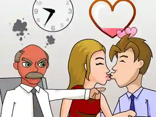Játék Secret Office Kissing online