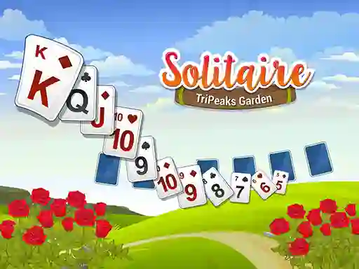 Játék Solitaire TriPeaks Garden online