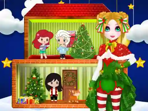 Játék Christmas Puppet Princess House online