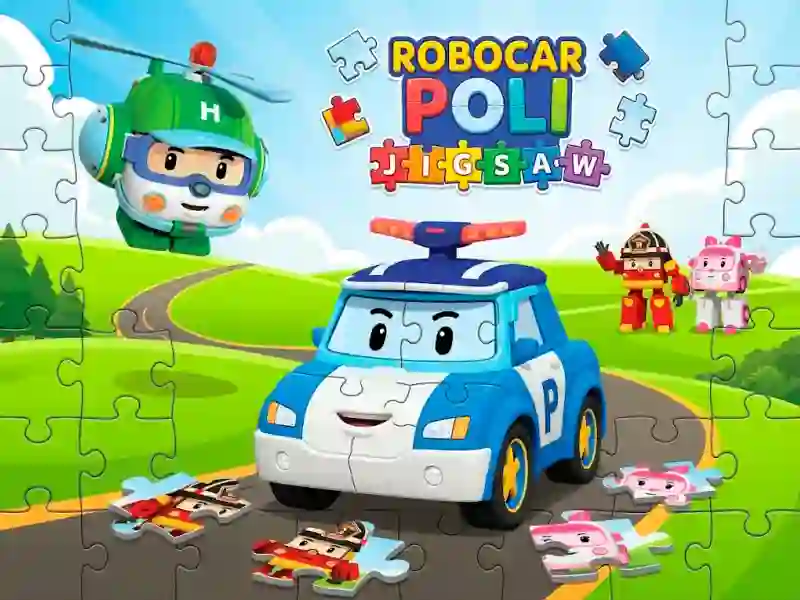 Játék Robocar Poli Jigsaw online