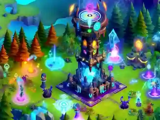 Játék 2D Fantasy Tower Defence online