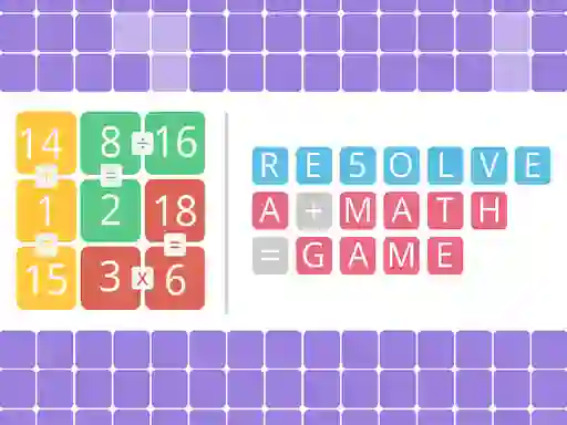 Játék Resolve a math game online