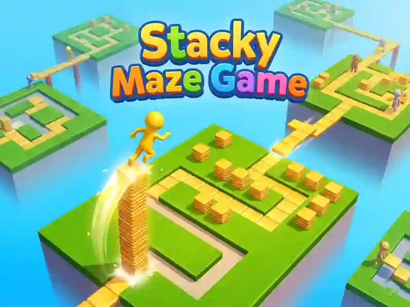 Játék Stacky Maze Game online