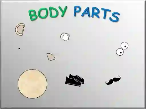 Játék Body parts online