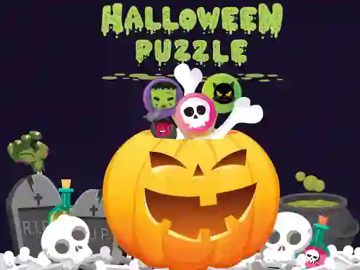 Játék Halloween Puzzle online