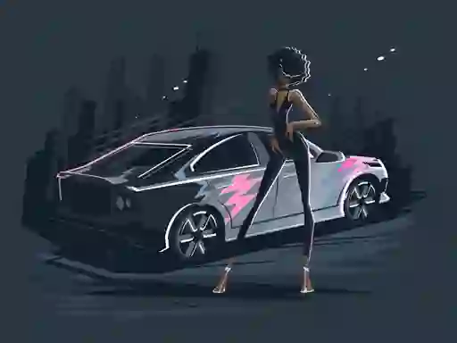 Játék Old and New Cars Coloring online