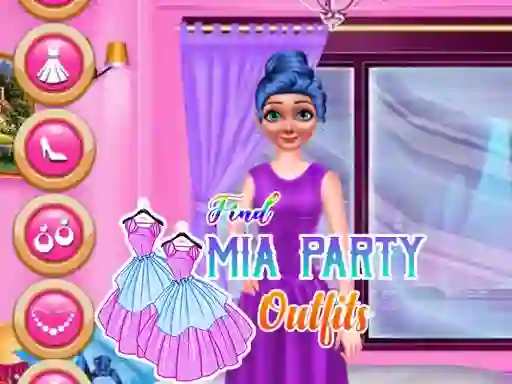 Játék Find Mia Party Outfits online