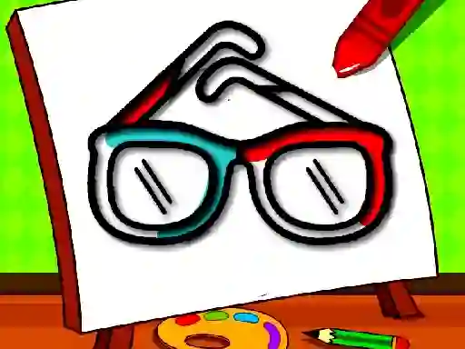 Játék Easy Kids Coloring Glasses online