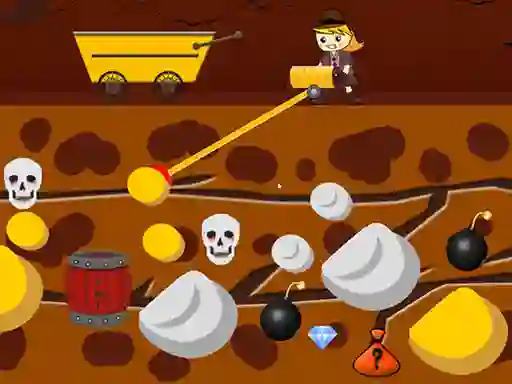 Játék Lady Gold Miner online