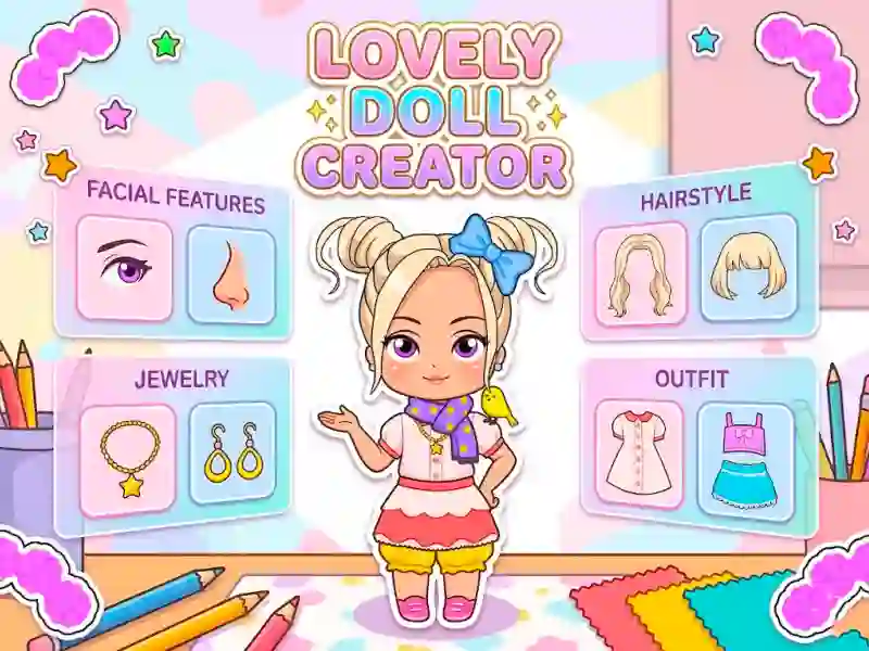 Játék Lovely Doll Creator online