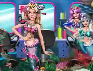 Játék Mermaid Princess Beauty Salon online