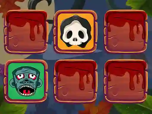 Játék Halloween Faces Memory online