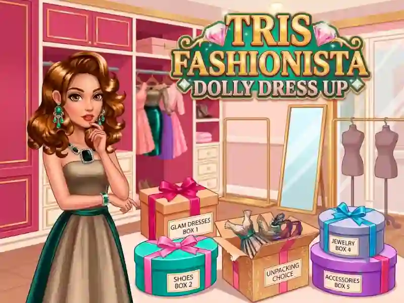 Játék Tris Fashionista Dolly Dress Up online