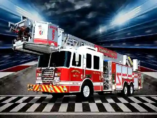 Játék Fire Trucks Puzzle online