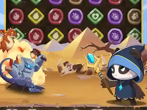 Játék Legend of Panda Match 3 & Battle online