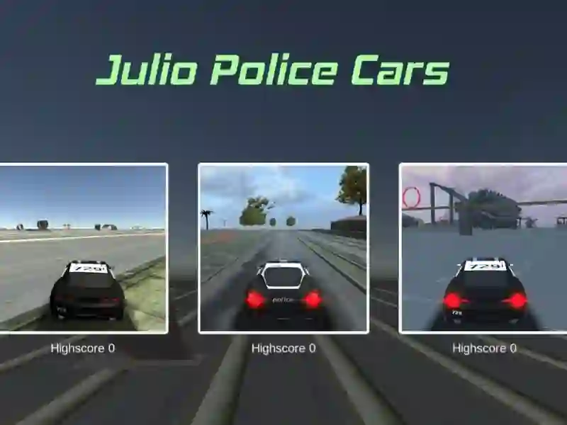 Játék Julio Police Cars online