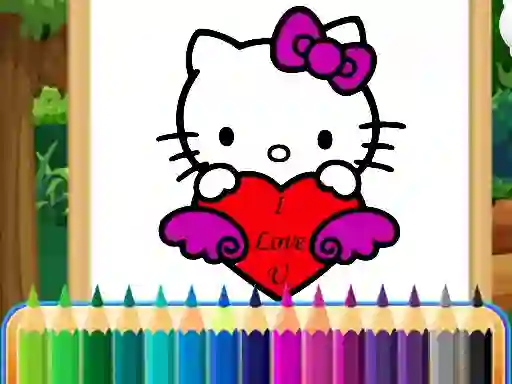 Játék Coloring Kitty online