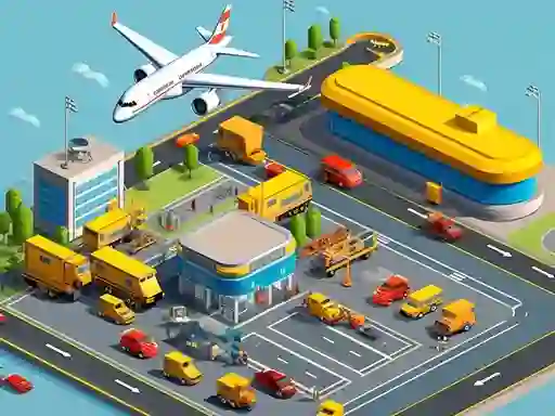 Játék Taxi Empire Airport Tycoon online
