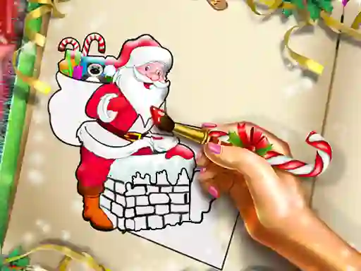 Játék Santa Christmas Coloring online