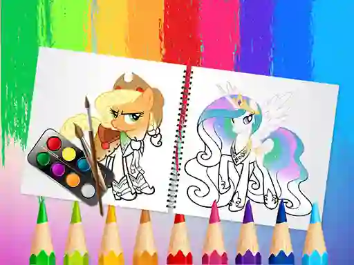 Játék Sweet Pony Coloring Book online
