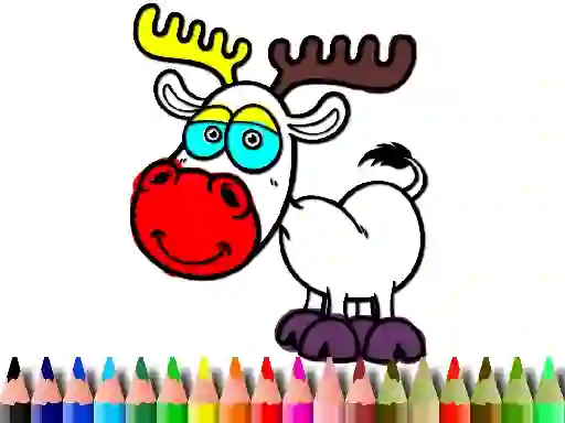 Játék Back to School: Deer Coloring Book online
