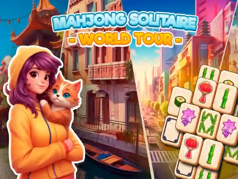 Játék Mahjong Solitaire: World Tour online