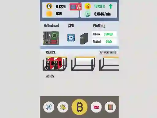 Játék Bitcoin Clicker online