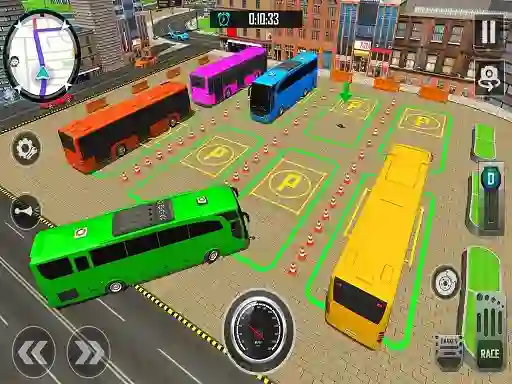 Játék Bus City Parking Simulator online