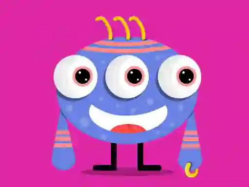 Játék Cute Little Monsters Memory online