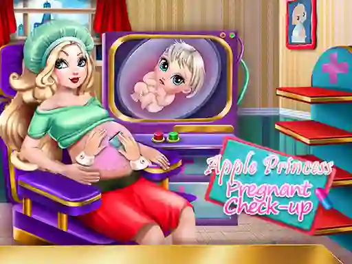 Játék Apple Princess Pregnant Check Up online