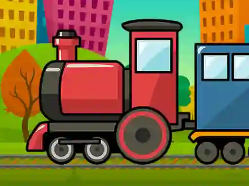 Játék Train Jigsaw online