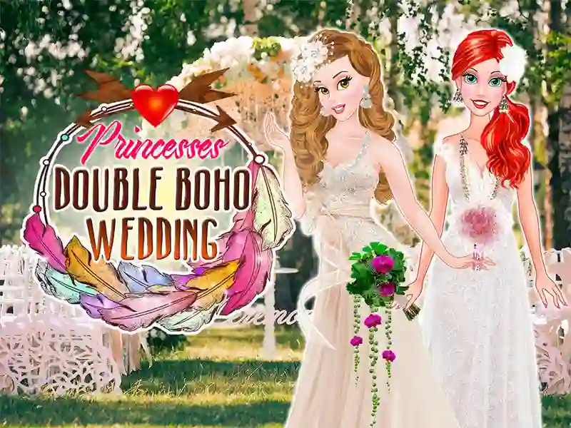 Játék Princesses Double Boho Wedding online
