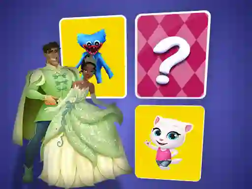 Játék The Princess and the Frog Memory Card Match online
