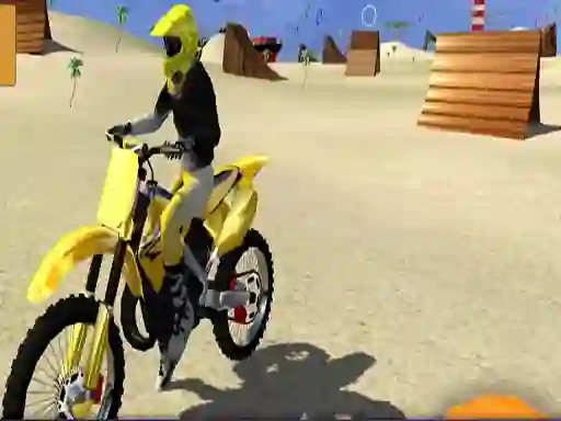 Játék Motor Cycle Beach Stunt online