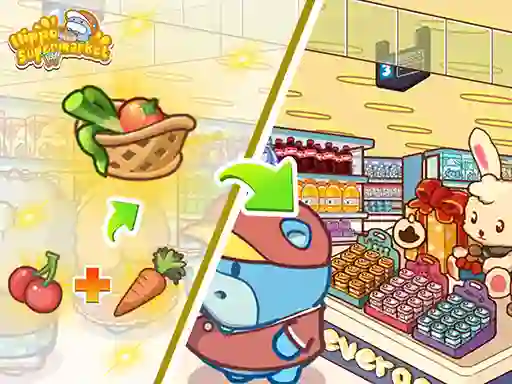 Játék Hippo Supermarket online